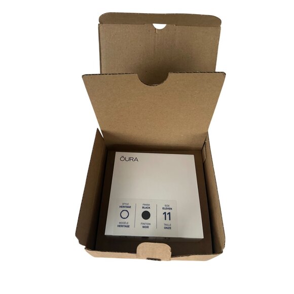 OURA RING Gen3 Heritage Black Ring Size 11 NEW NIB - Picture 2 of 4